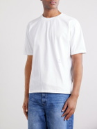Drake's - Nanga Printed Cotton-Jersey T-Shirt - Neutrals