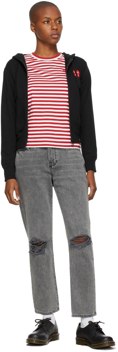 COMME des GARÇONS PLAY Striped Long Sleeve T-Shirt
