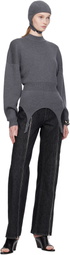 Jean Paul Gaultier Gray 'The Garter' Sweater