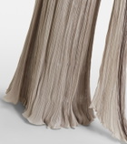 Marmar Halim Pleated bustier gown