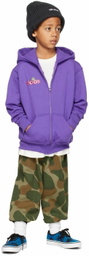 OOOF SSENSE Exclusive Kids Purple Spike Hoodie