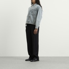 MKI Men's Twisted Weave Trucker Jacket in Bleach Wash