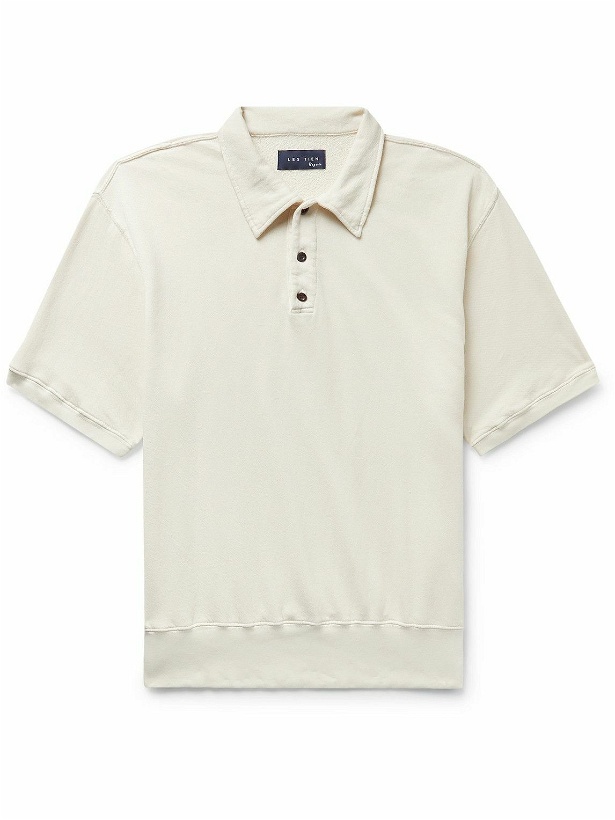 Photo: Les Tien - Organic Cotton-Jersey Polo Shirt - Neutrals