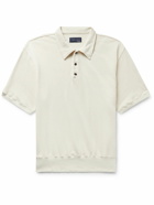 Les Tien - Organic Cotton-Jersey Polo Shirt - Neutrals