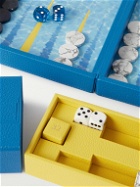 Alexandra Llewellyn - Swimming Pool Travel Pebble-Grain Leather Backgammon Set