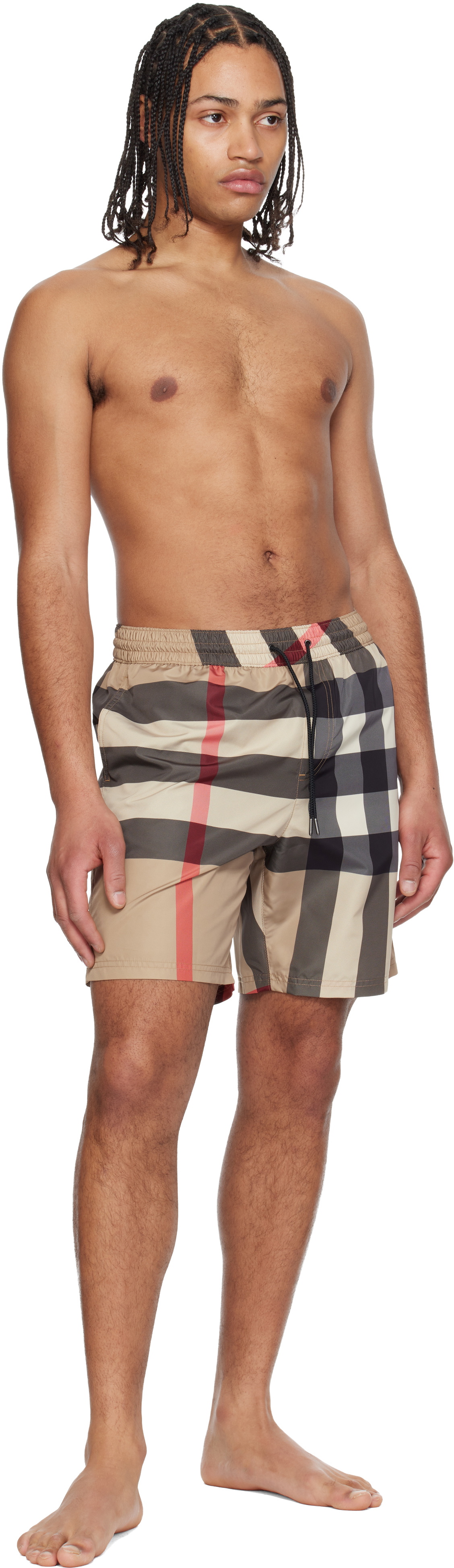 Burberry Beige Guildes Swim Shorts