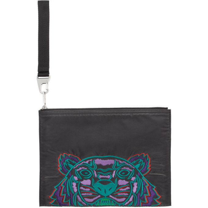 Photo: Kenzo Grey Limited Edition Holiday Kampus Tiger Pouch