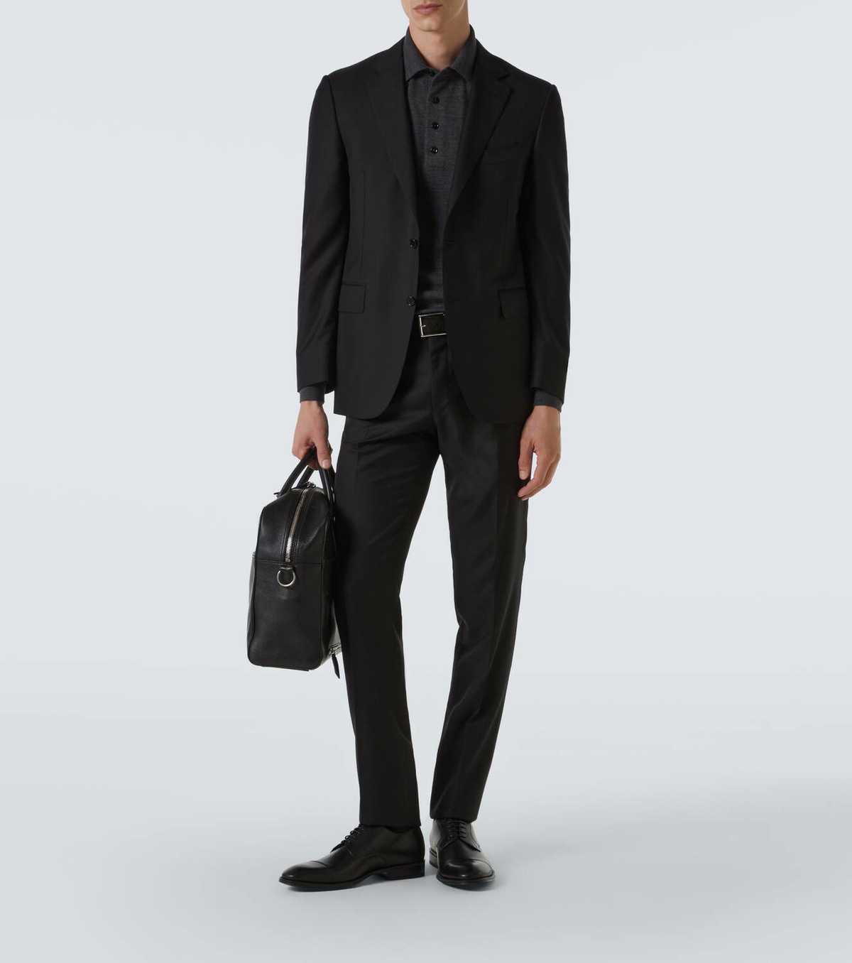 Canali Leather Derby shoes