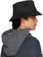 Miharayasuhiro Black CA4LA Edition Bag Bucket Hat