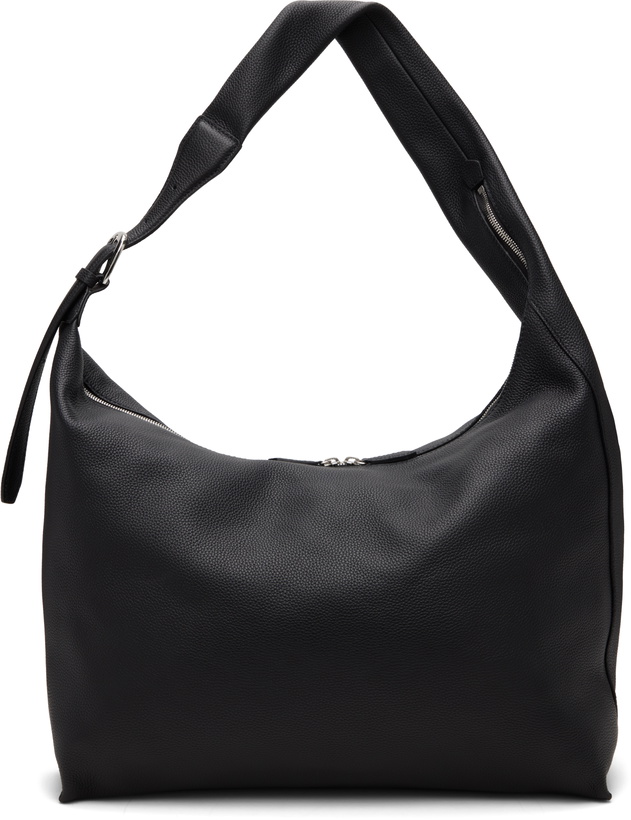 Photo: TONYWACK Black Soft Grain Leather Curve Bag