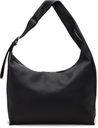 TONYWACK Black Soft Grain Leather Curve Bag