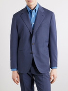 J. Mueser - Virgin Wool Suit Jacket - Blue