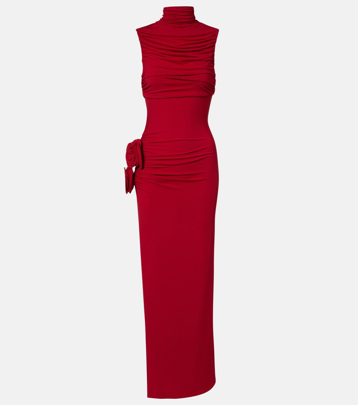 Magda Butrym Floral-appliqué draped gown