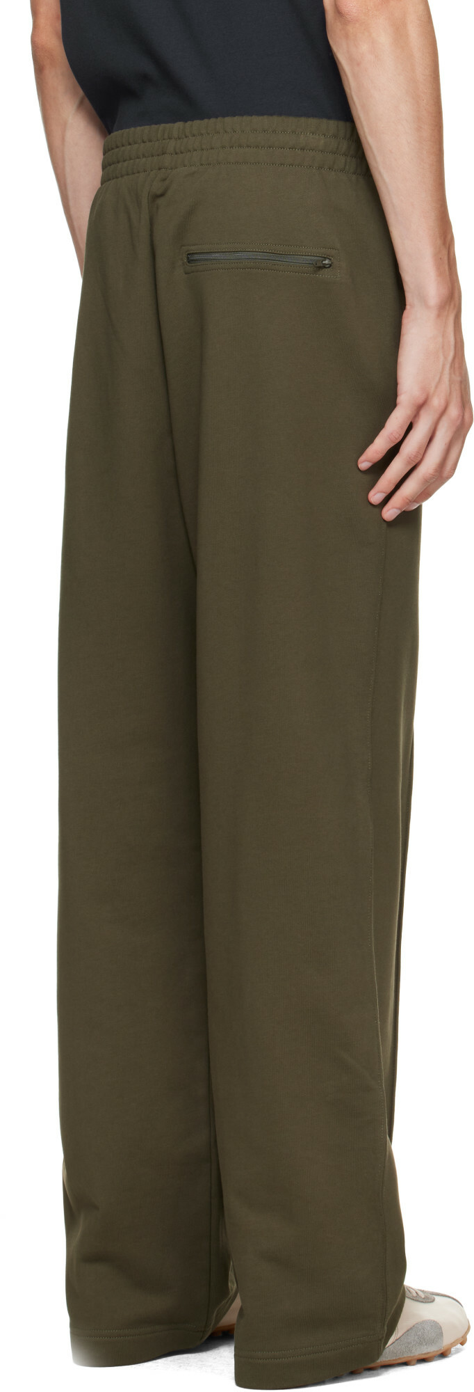 Helmut Lang Green Logo Sweatpants