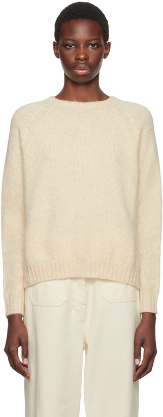 Photo: Weekend Max Mara Off-White Crewneck Sweater