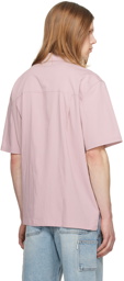 Dunst Pink Open Collared Shirt