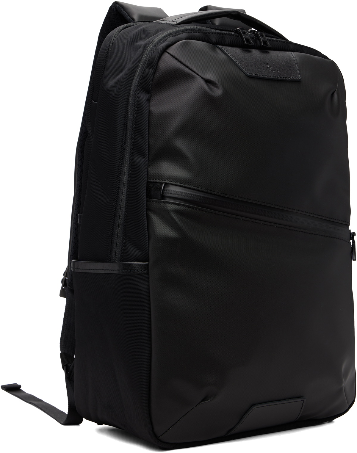 master-piece Black Progress Coating Daypack Backpack