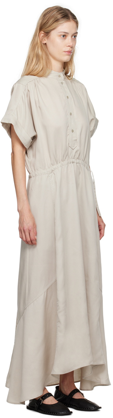 chinese dress ladies Isabel Marant toile | Ivalia Dress