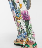Stella McCartney - V-neck floral jumpsuit
