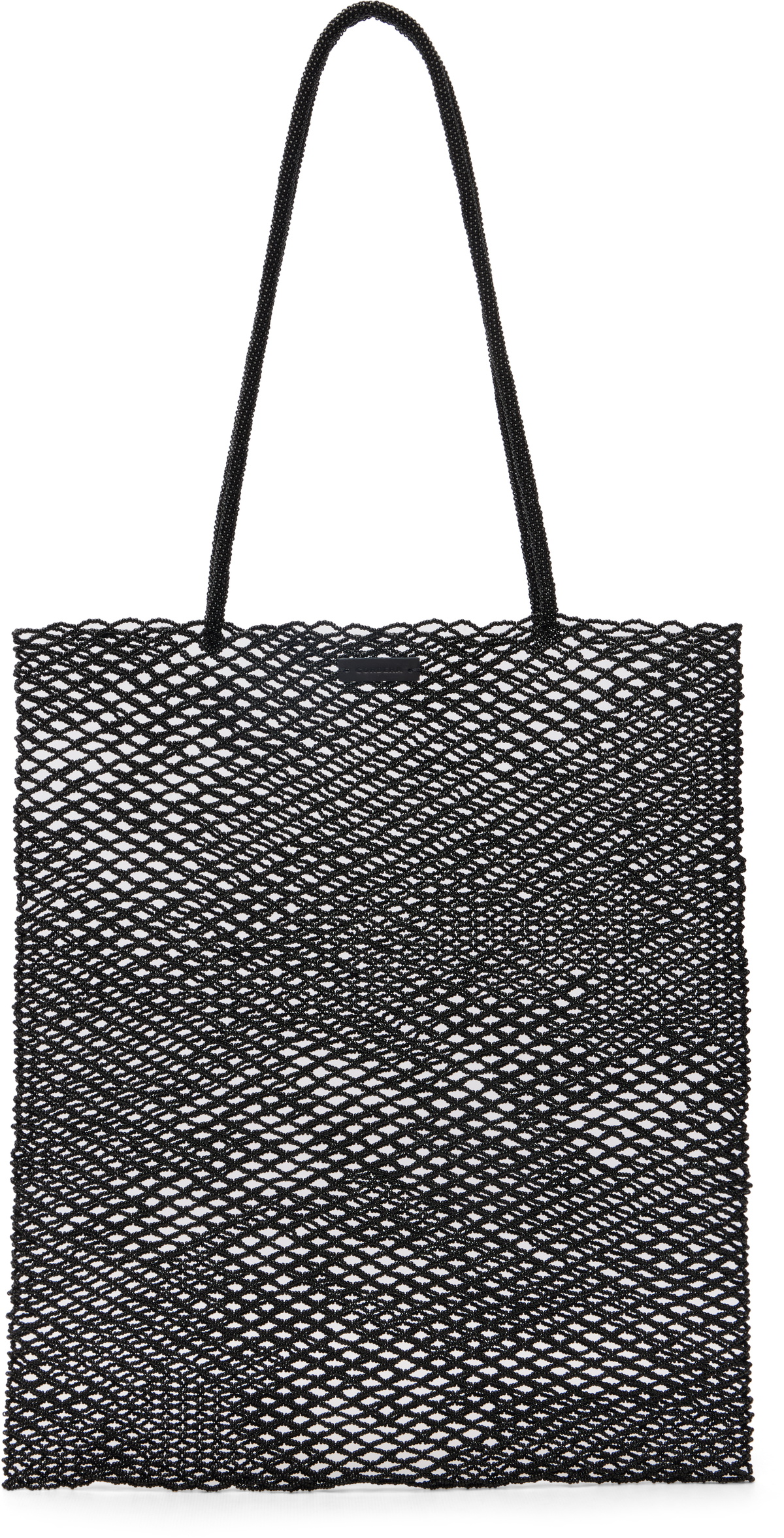 Cordera Black Handmade Beaded Tote