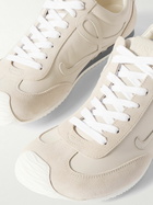 LOEWE - Ballet Runner 2.0 Suede-Trimmed Leather Sneakers - White