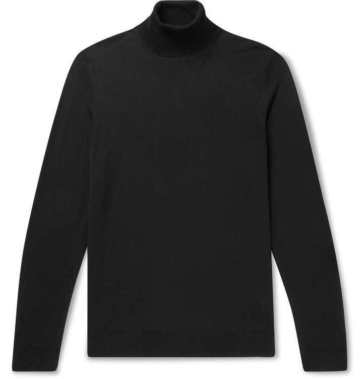 Photo: NN07 - Richard Wool Rollneck Sweater - Black