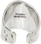 Alexander McQueen Silver Shell Ring