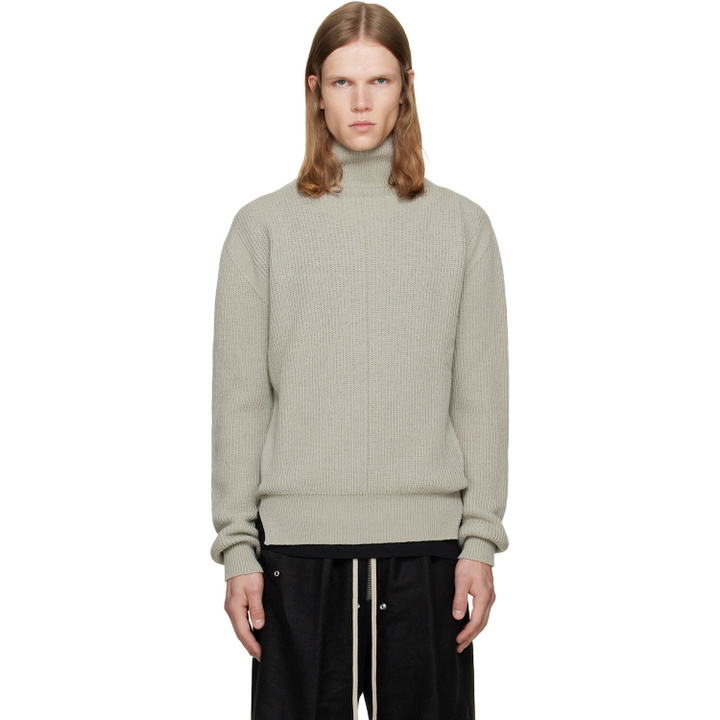 Photo: Rick Owens Gray Tower Turtleneck