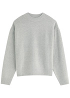 Mki Miyuki Zoku Logo-embroidered Knitted Jumper Light Grey