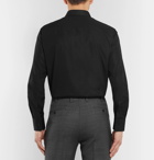 Brioni - Slim-Fit Cotton-Twill Shirt - Men - Black