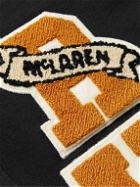 Rhude - McLaren Straight-Leg Logo-Appliquéd Cotton-Jersey Sweatpants - Black