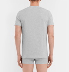Acne Studios - Edvin Mélange Stretch-Cotton Jersey T-Shirt - Men - Gray