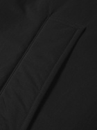 Bottega Veneta - Intrecciato Leather-Trimmed Matte-Shell Down Jacket - Black