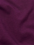 Massimo Alba - Nevis Organic Cotton-Jersey T-Shirt - Purple