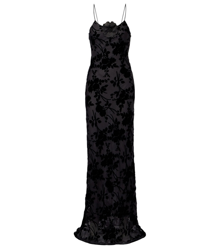 Photo: Rodarte Devoré floral velvet gown
