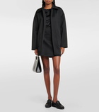 Max Mara Rauche neoprene belted minidress