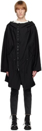 Undercoverism Black Offset Zip Coat