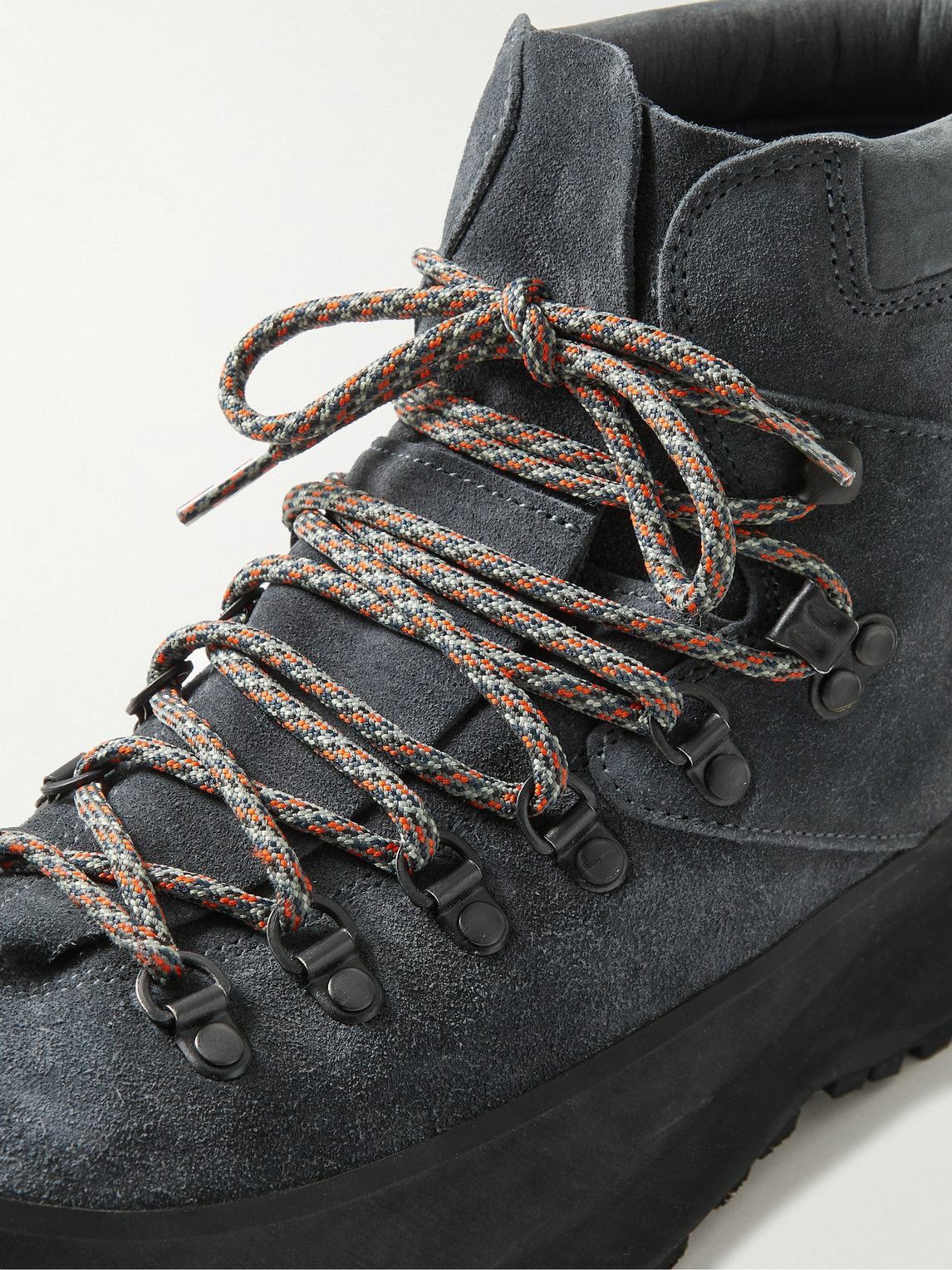 Diemme - Throwing Fits Rosset Rubber-Trimmed Suede Platform Boots - Blue