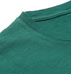 Hartford - Printed Cotton-Jersey T-Shirt - Men - Emerald