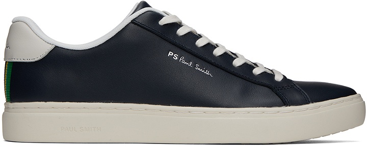 Photo: PS by Paul Smith Navy Rex Sneakers
