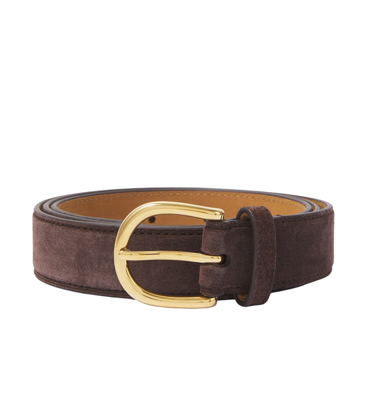 Photo: George Cleverley Suede belt