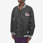 Wacko Maria Men's Type 3 Varsity Jacket in Black