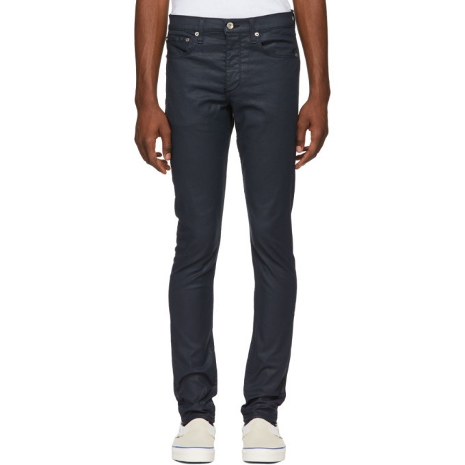 Photo: rag and bone Blue Coated Fit 1 Jeans