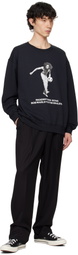 WACKO MARIA Black Bob Marley Crewneck Sweatshirt