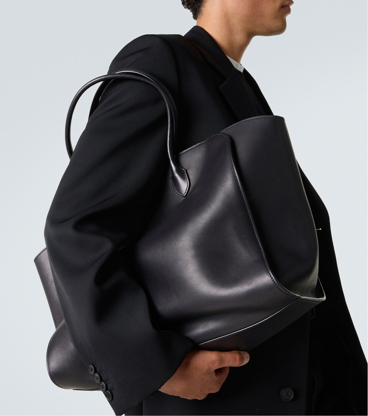 The Row Marlo 17 leather tote bag The Row