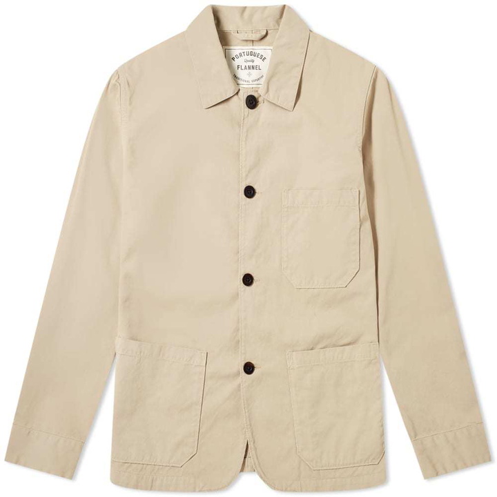 Photo: Portuguese Flannel Labura Chore Jacket Sand