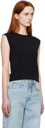FRAME Black 'Le High Rise' Tank Top