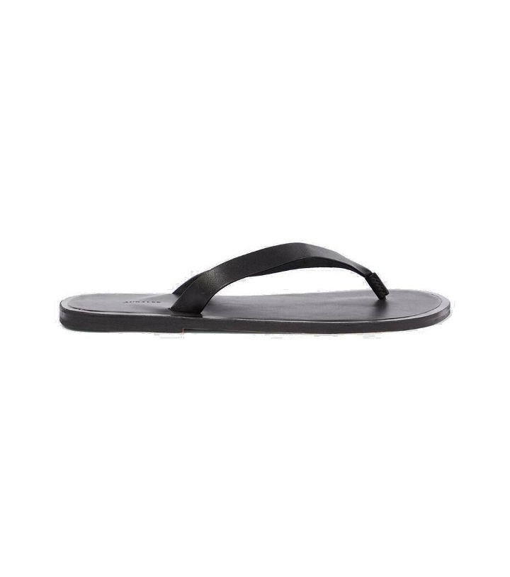 Photo: Auralee Leather thong sandals