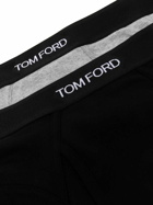 TOM FORD - Logo-waist Cotton Briefs