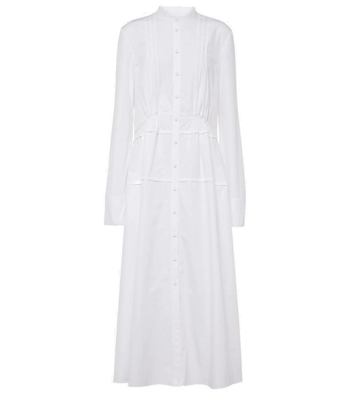 Photo: Jil Sander Pleated cotton shirt dress